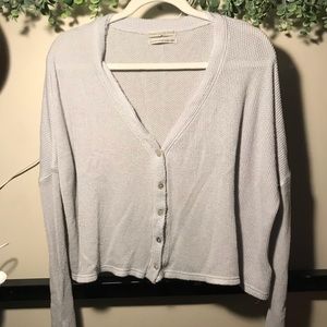 Urban Outfitters Light Grey Cozy Sweater Size M